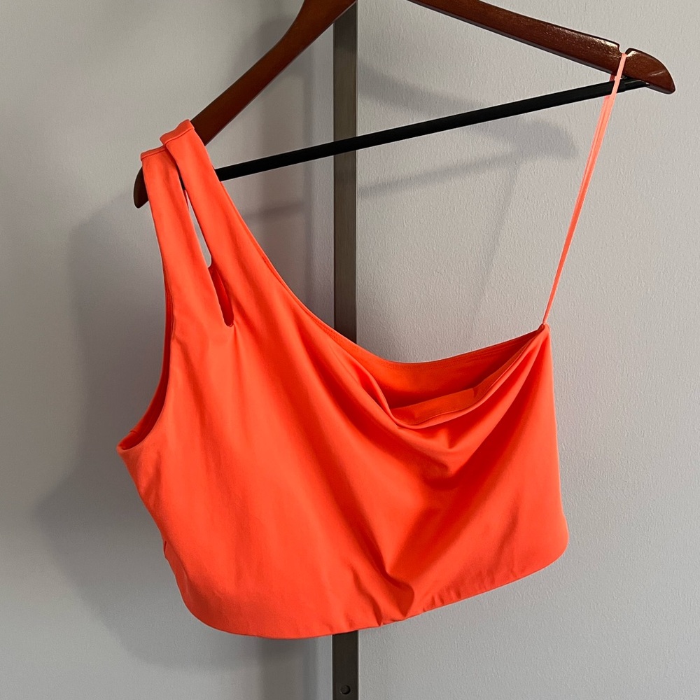 Fabletics Orange Asymmetrical Bra